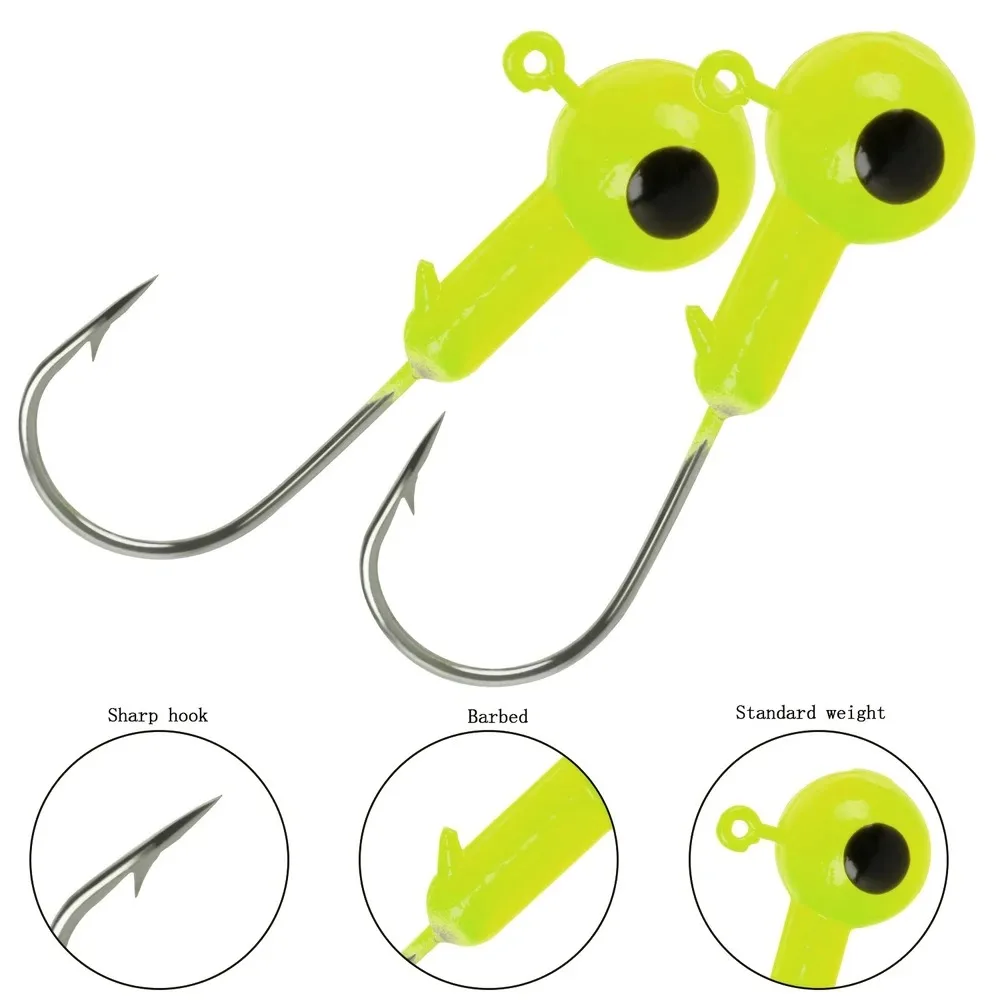 Jig Head con púas para vinilo, cabeza redonda de lastre - imagen 2