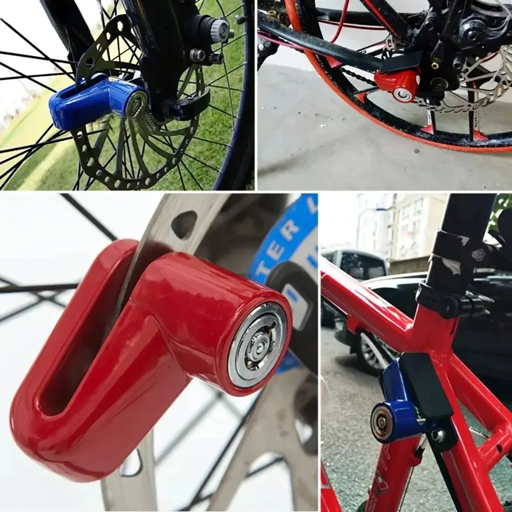 Candado antirrobo de disco portátil para bicicleta eléctrica – acero - imagen 4