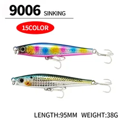 Señuelo minnow hundido para pesca de lubina