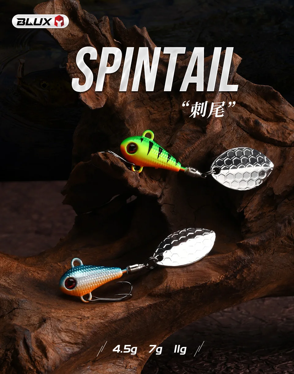 Spinner metálico BLUX SPINTAIL en detalle