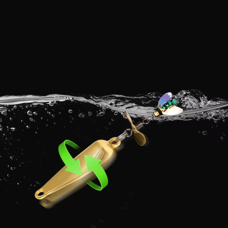Señuelo de hélice Luya diseño melón brillante - imagen 5