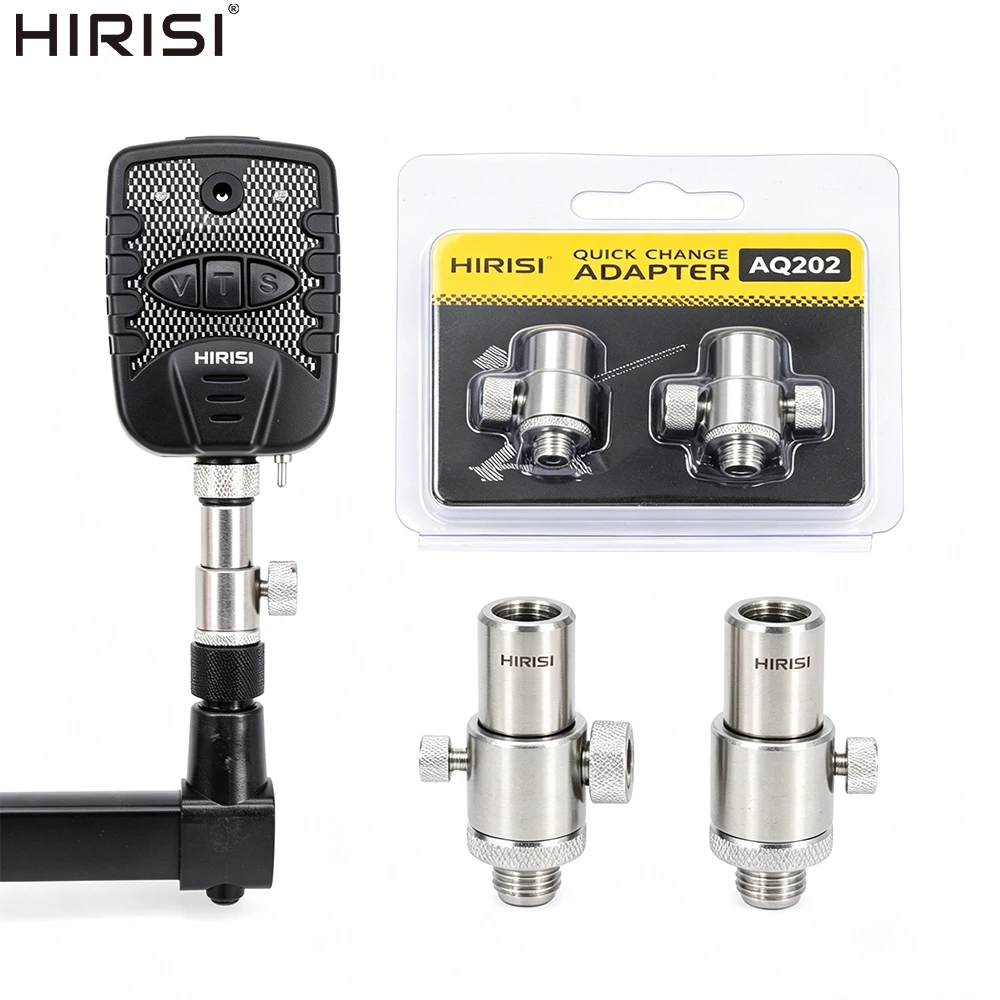 Conector de liberación rápida inox para alarmas de pesca carpa