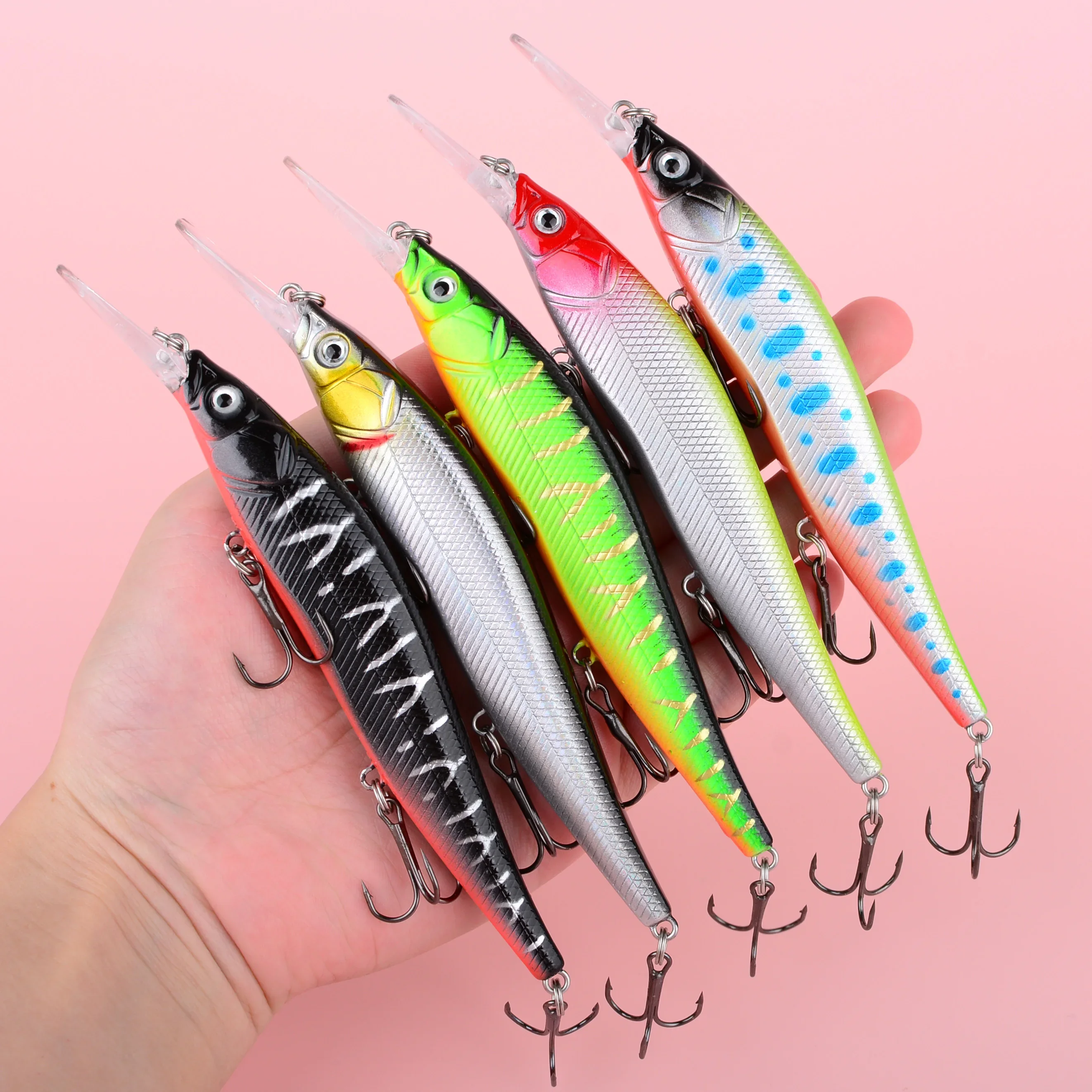 Jerkbait duro para pesca de lucio