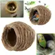 Nido colgante de hierba para loros y aves casita para dormir - imagen 4