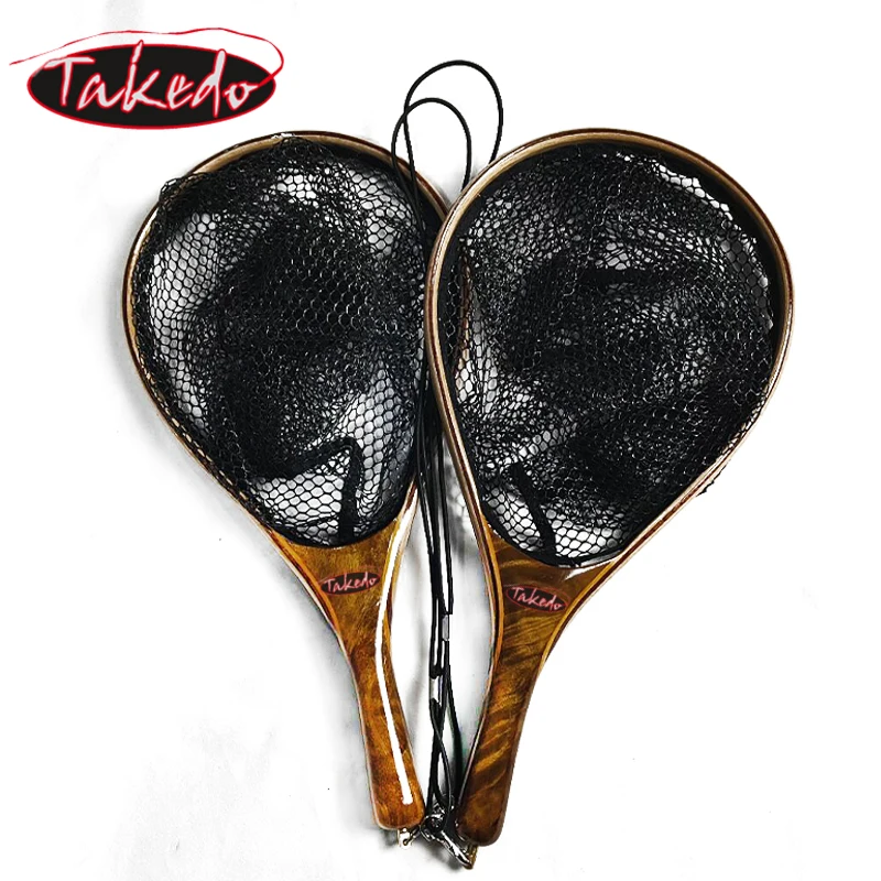 TAKEDO LYH03 Red aterrizaje trucha mango madera y alcanfor