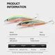 LETOYO Señuelo Minnow flotante Wobbler para lubina y lucio - imagen 5