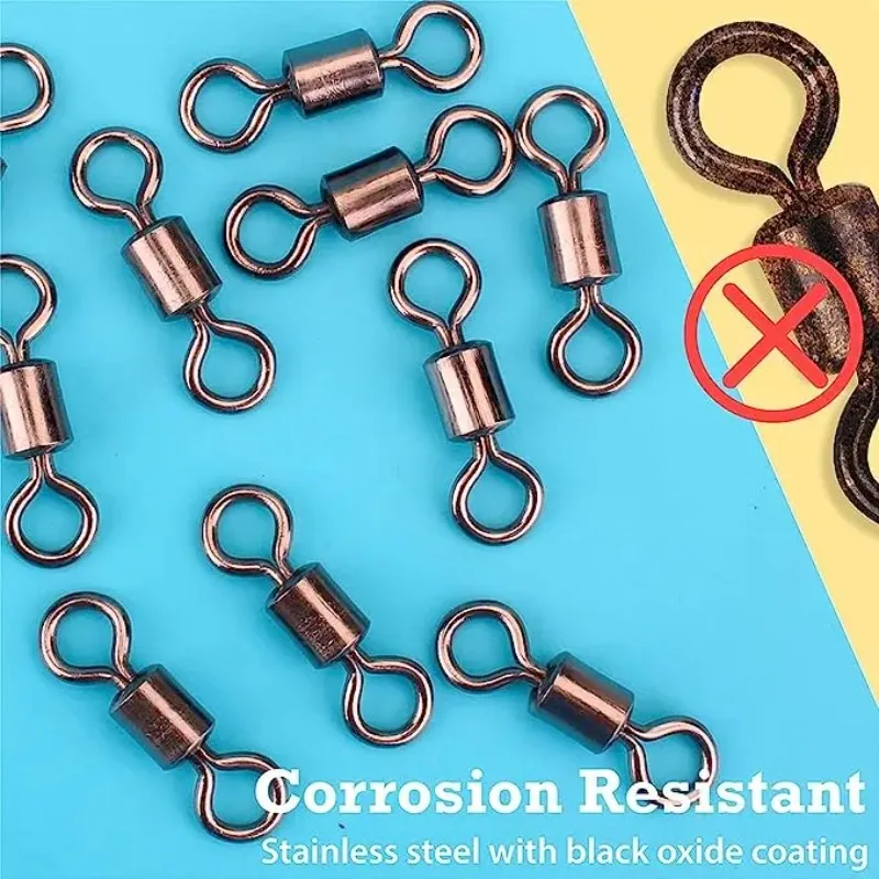 Conector giratorio de acero inoxidable vista frontal