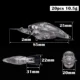 FREE FISHRE Crankbait transparente sin pintar para bricolaje - imagen 5