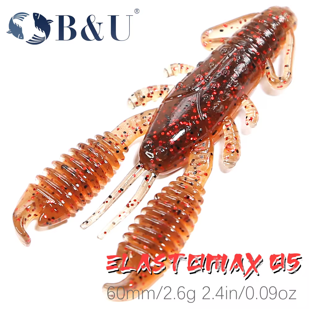 Crankbait B&U flotante aroma camarón para lubina