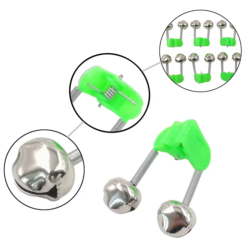 Alarmas mordedura OUTKIT LED verde ABS metal pesca - imagen 2