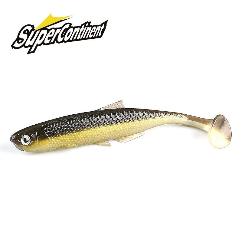 Supercontinente ShadTeez Cola en T – Señuelo blando 5-12cm para lucio - imagen 2