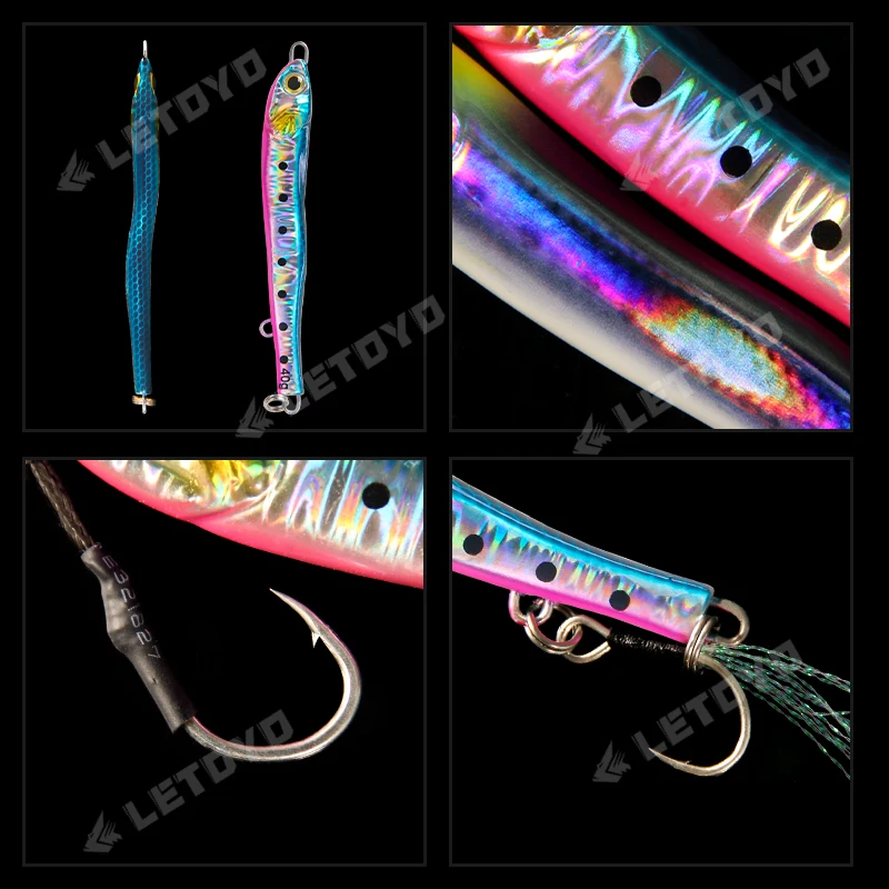 LETOYO Señuelo luminoso metálico para pesca en alta mar - imagen 3