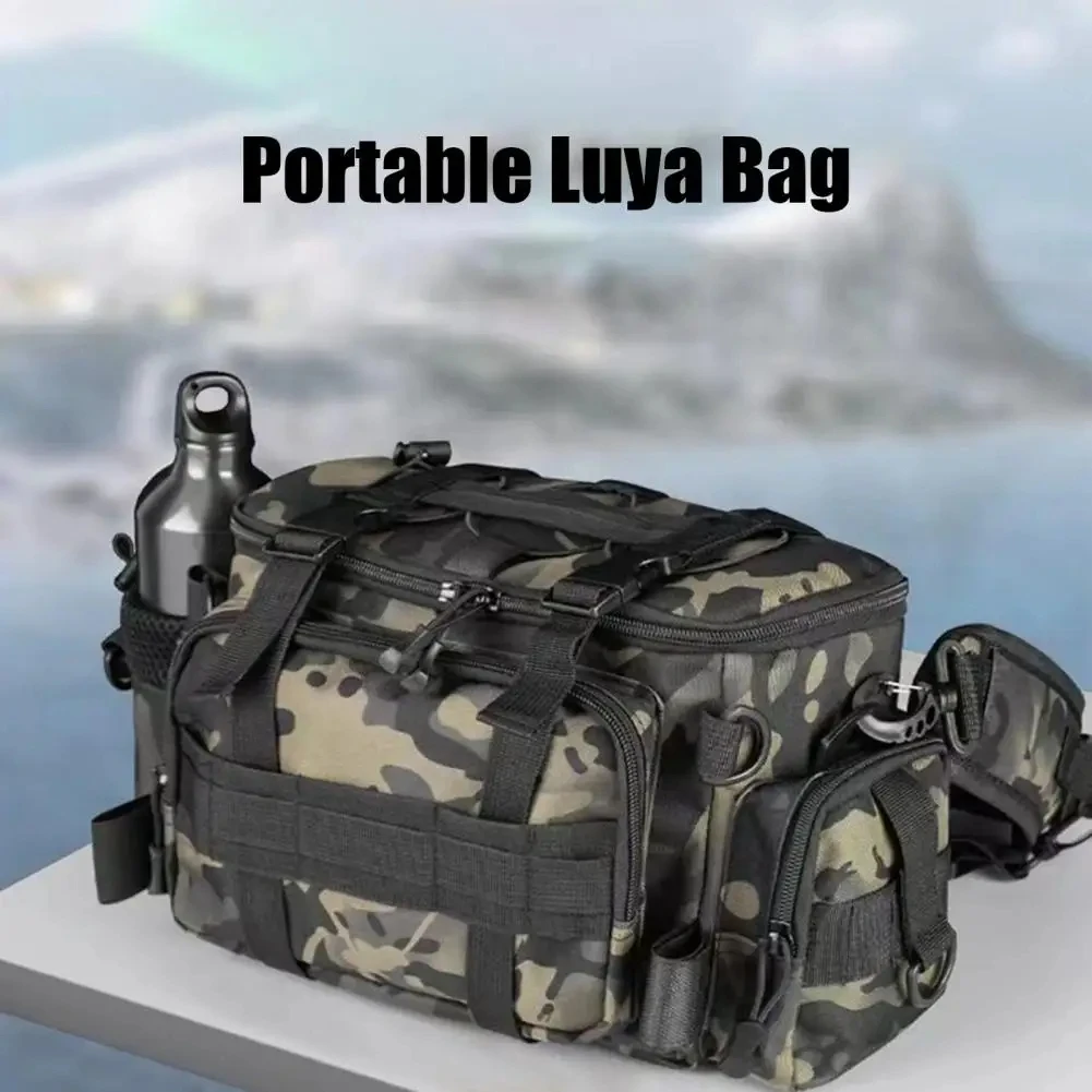 Canyonera porta-equipo pesca – Bolsa hombro almacenamiento aparejos - imagen 4