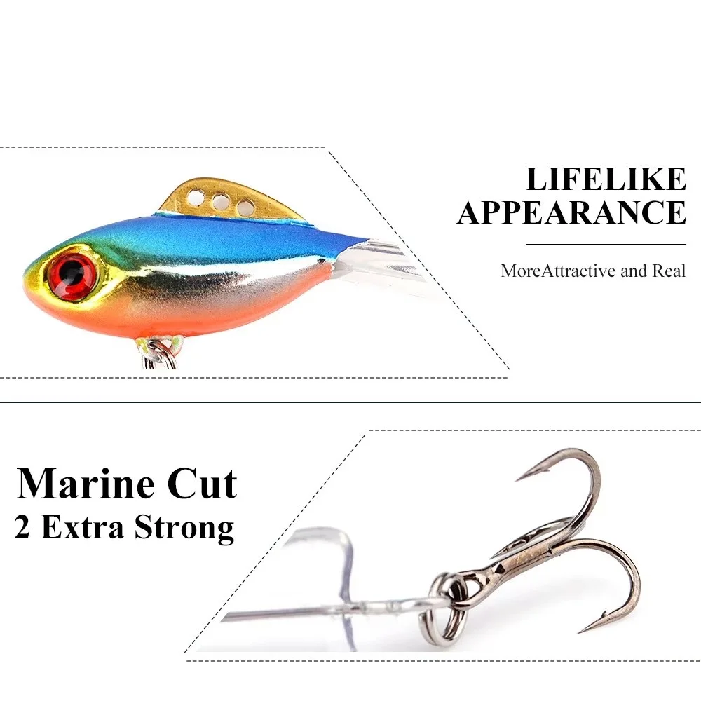 Señuelo Jigging NGB metálico – Cebo duro 3D para lucio en hielo - imagen 4