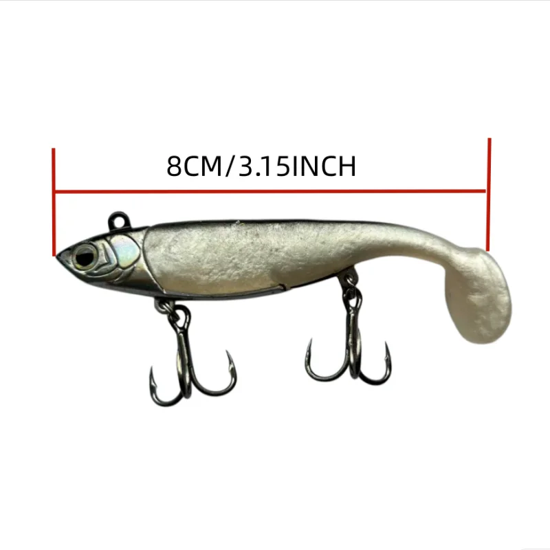 MEGAIMABASS Señuelo para lubina, cola en T de largo alcance 9054 - imagen 2