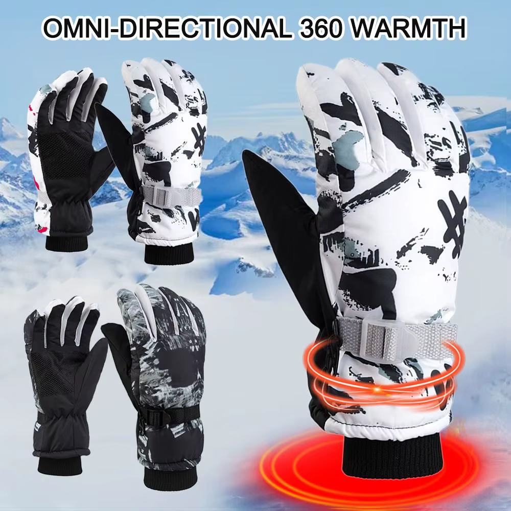 Guantes infantiles impermeables y cortaviento para esquí y snowboard - imagen 3