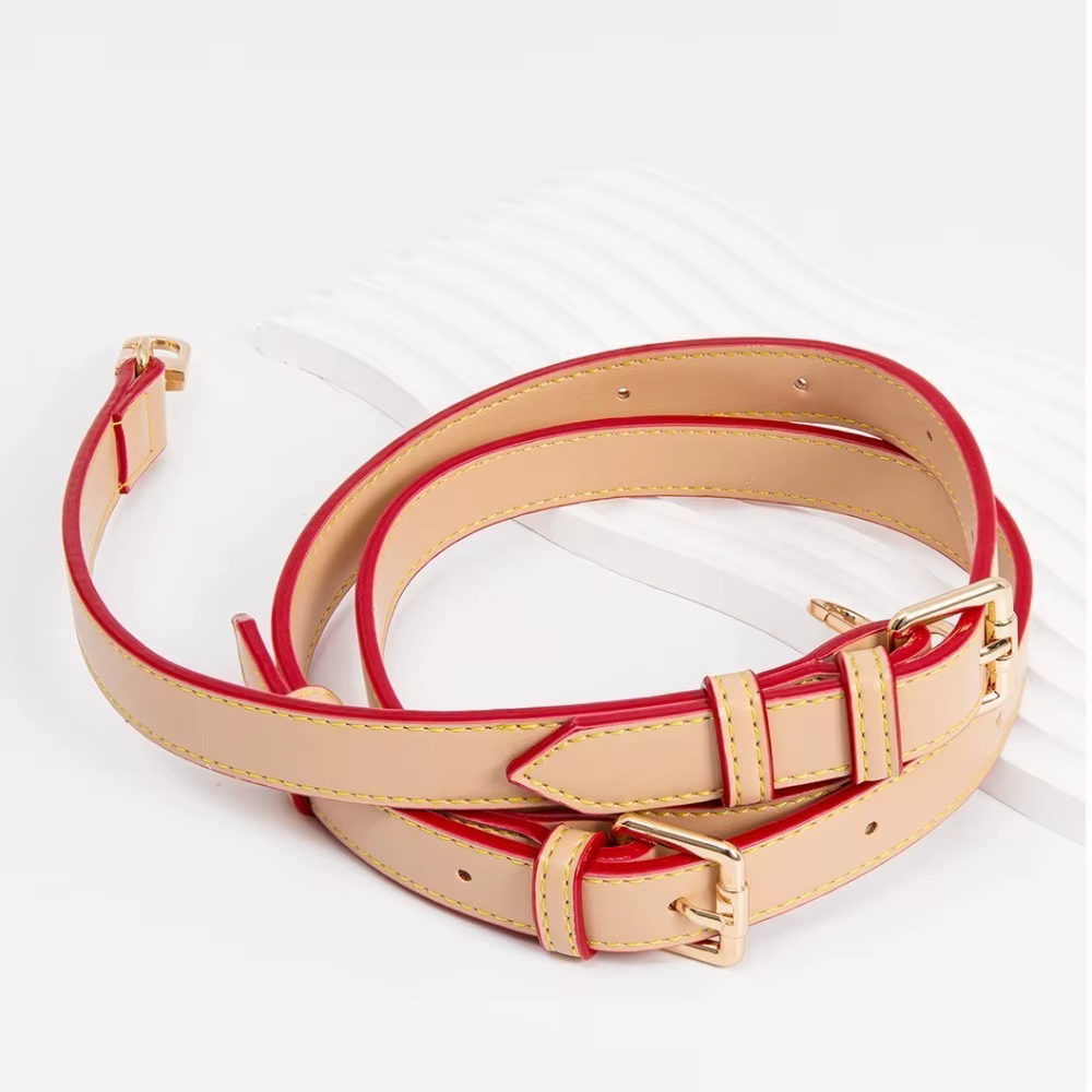 Correa de bolso ajustable de cuero PU sin perforaciones LV Speedy - imagen 3