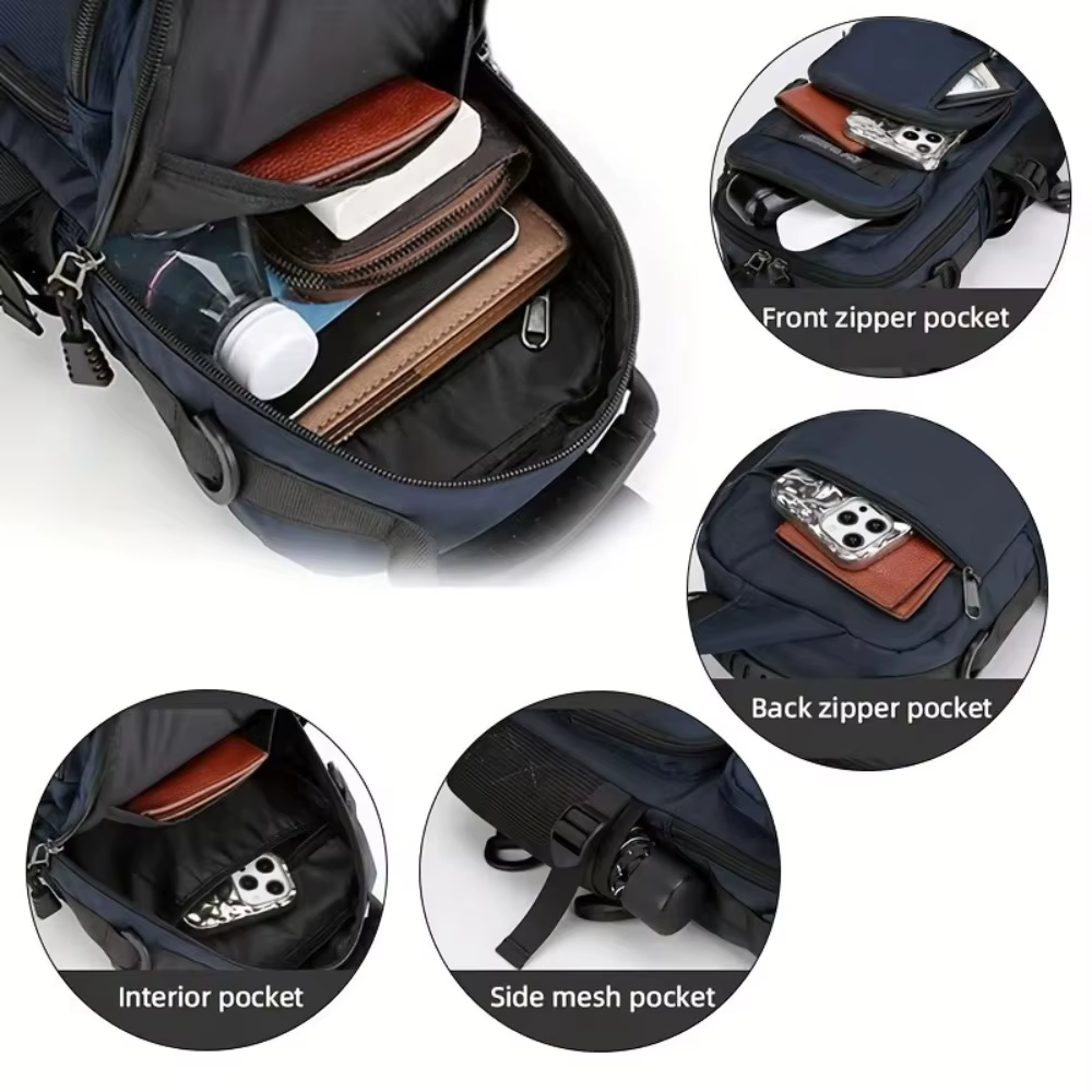 Bolso de Pecho Oxford Multifuncional para Senderismo y Ciclismo