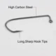 FREE FISHER Anzuelos Jig Head de acero alto carbono con púas - imagen 4