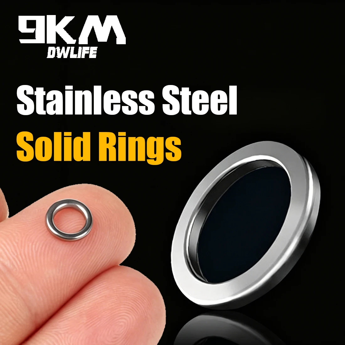 Anillos de pesca en acero inoxidable para jigs y anzuelos auxiliares - imagen 5