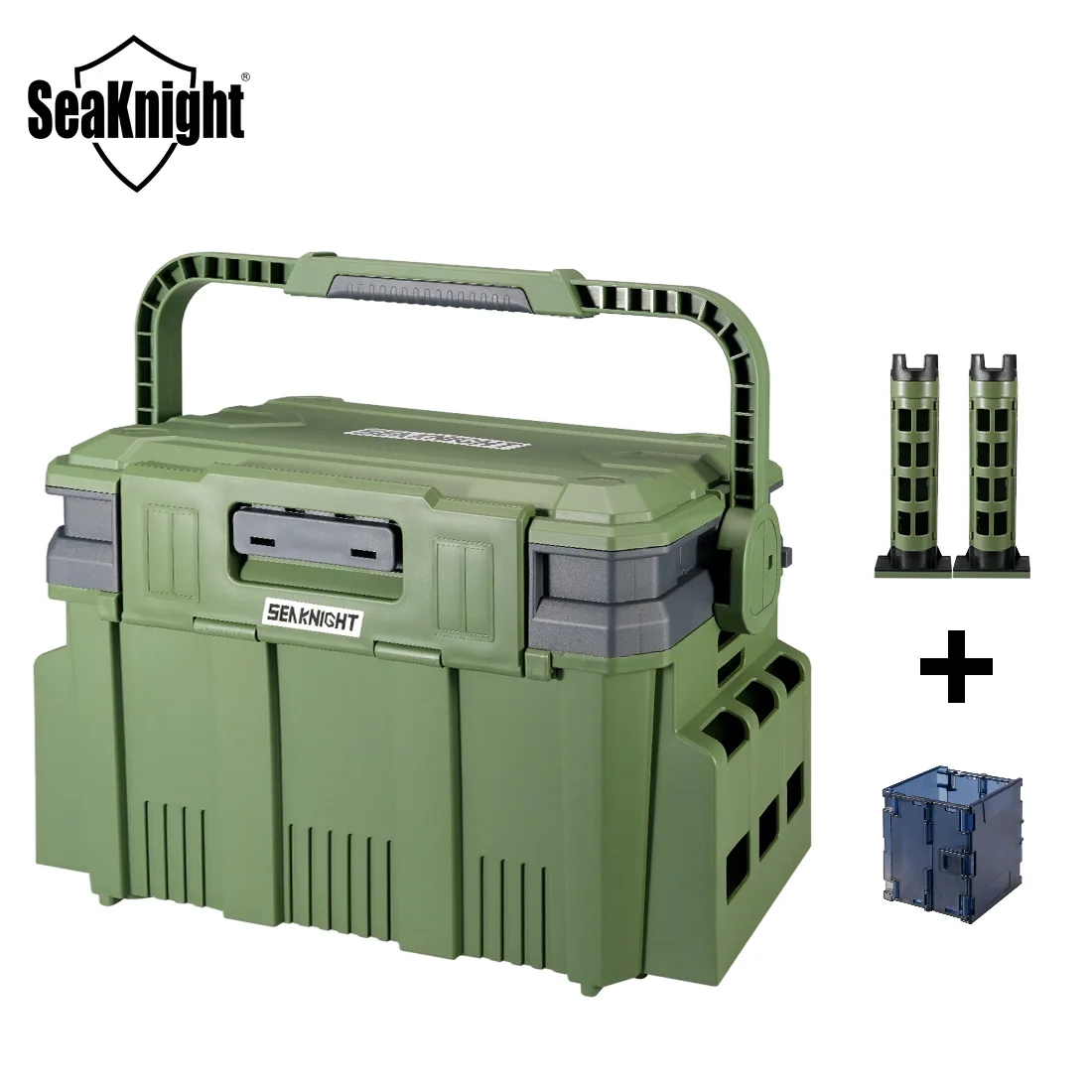 SeaKnight caja almacenamiento pesca rígida SK01 SK05 doble capa 20L - imagen 2
