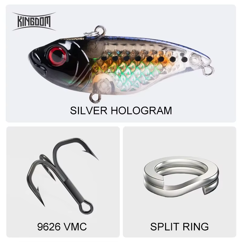 Kingdom VIB Crankbait – Señuelo vibratorio de hundimiento - imagen 4