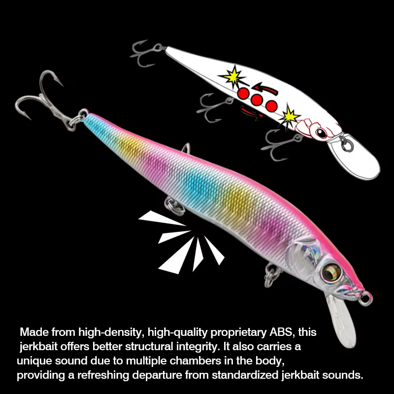 FJORD Swimbait 110mm – Sonido de click para perca y lucio - imagen 2