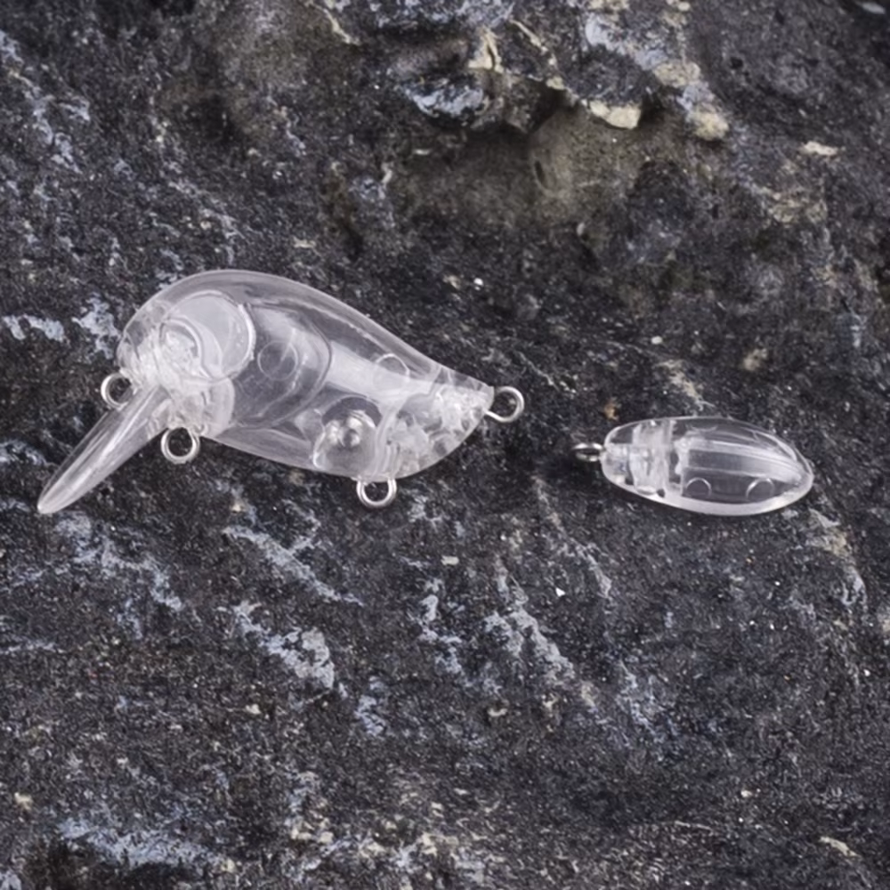 Crankbait flotante para lubina Dr.Holife sin pintar – cebo duro - imagen 2