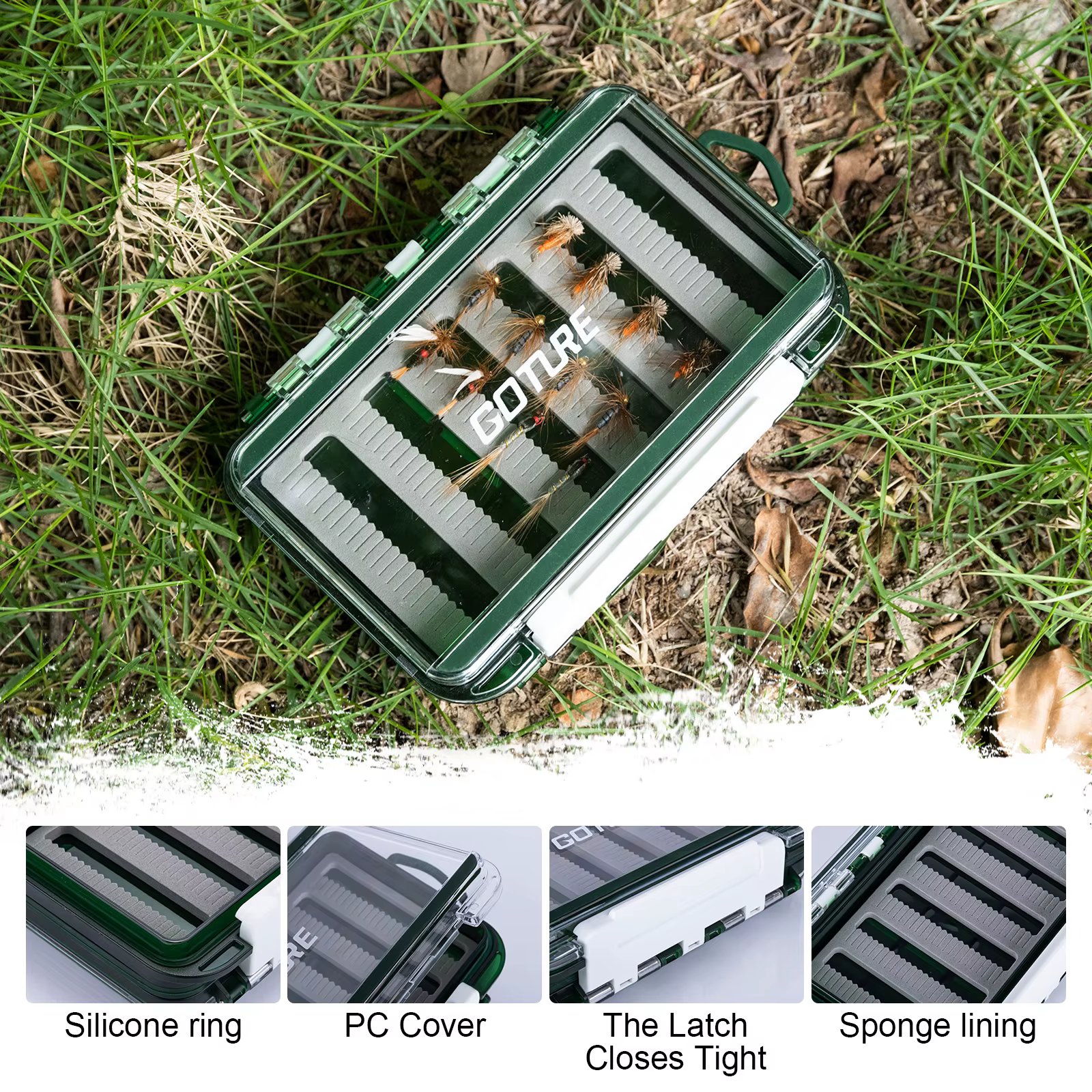 Caja Organizador Pesca con Mosca Goture Doble Cara - imagen 3