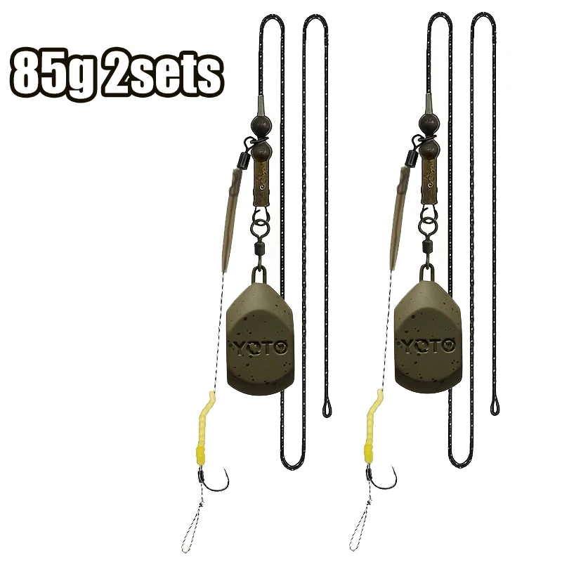 Montaje Helikopter para carpa con kicker amarillo y plomo camo - imagen 5