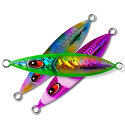Cuchara Jigging Vertical de metal con paso lento y plantilla
