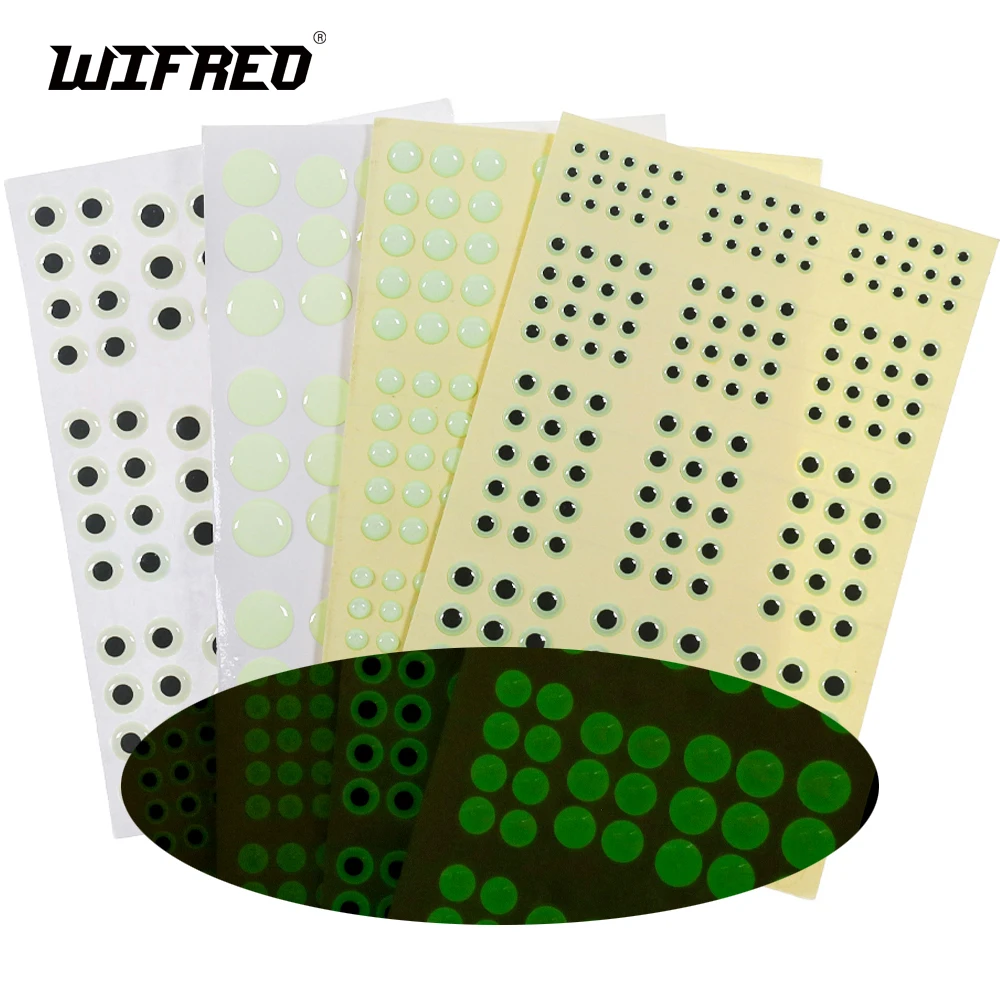 WIFREO Ojos adhesivos 3D para señuelo – Resina epoxi