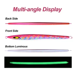 TEASER J64 jig de metal hundimiento rápido brillo láser agua salada