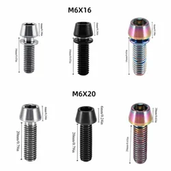 Tornillo Titanio Hexagonal con Arandela – Cabeza Cónica
