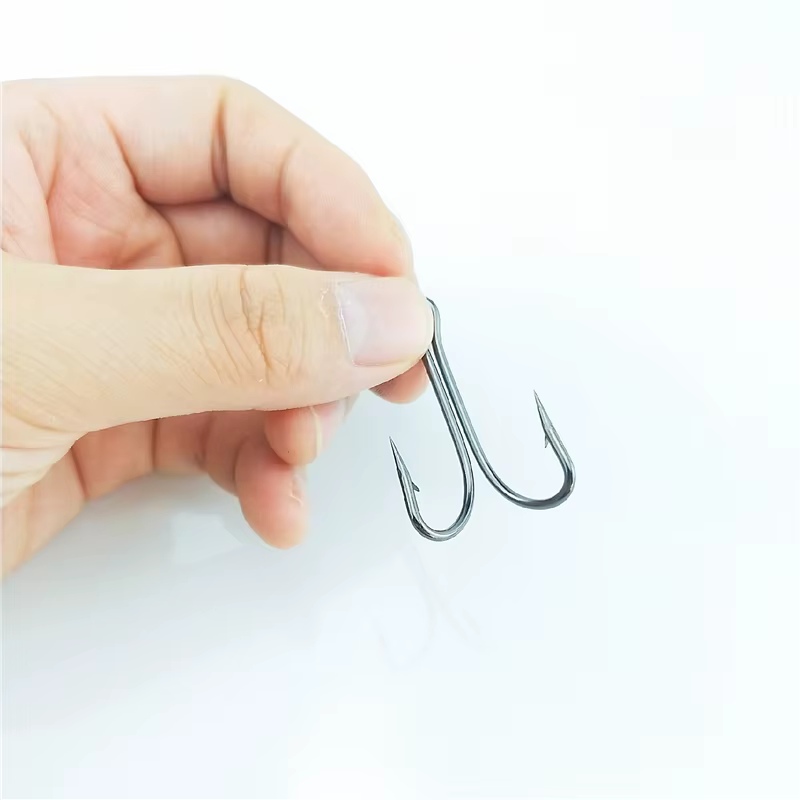 Anzuelo doble sin malezas para Jig Bass de vástago largo - imagen 4