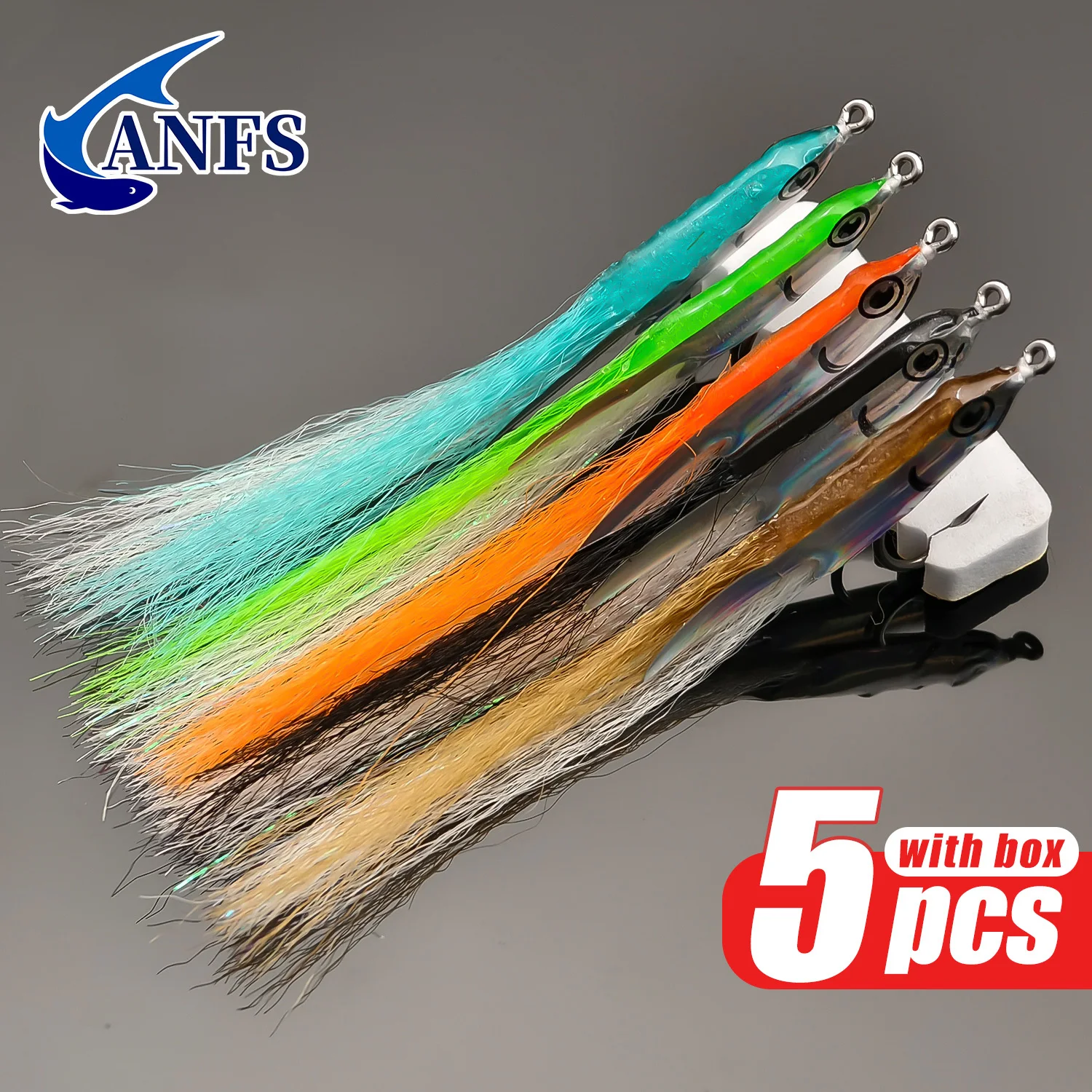 ANFS Moscas Surf Candy Streamer para Agua Salada - imagen 4