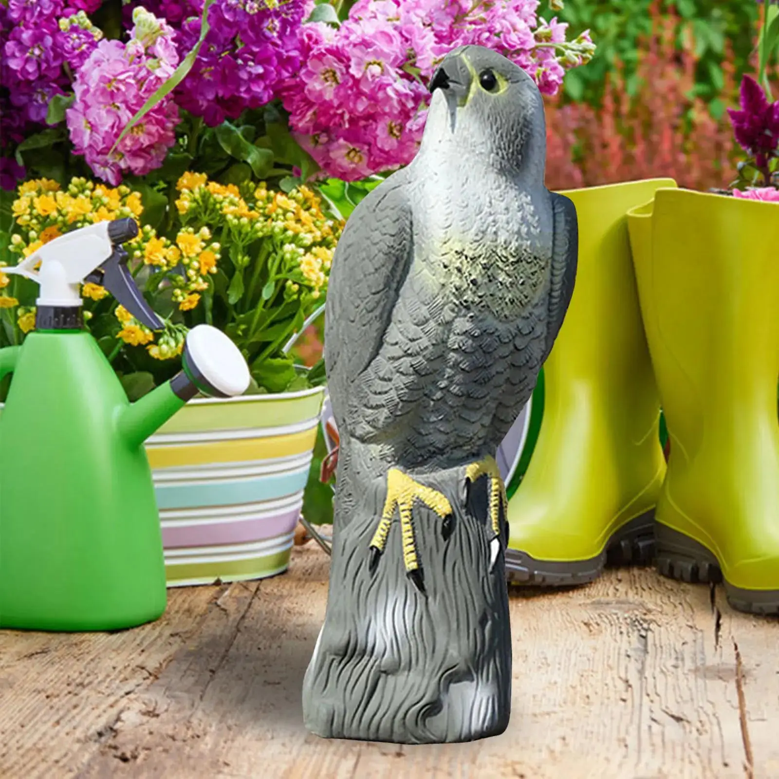 Águila decorativa repelente para jardín