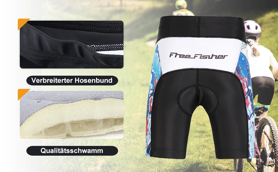 Pantalones cortos acolchados para más comodidad