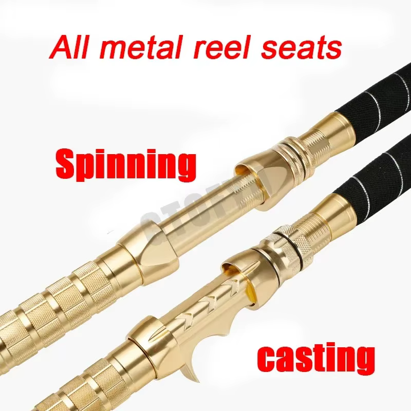 Caña de spinning casting para alta mar, punta recta súper resistente - imagen 2
