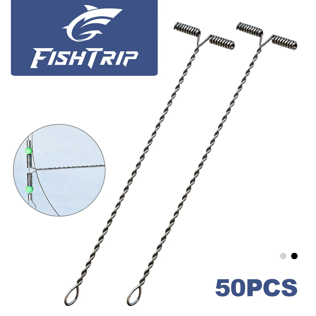 Conectores en T de acero inoxidable FishTrip para pesca marina