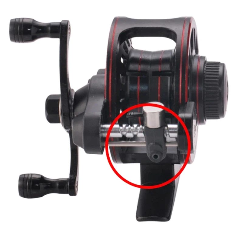Carrete de pesca multiplicador con perno central y alta velocidad - imagen 5