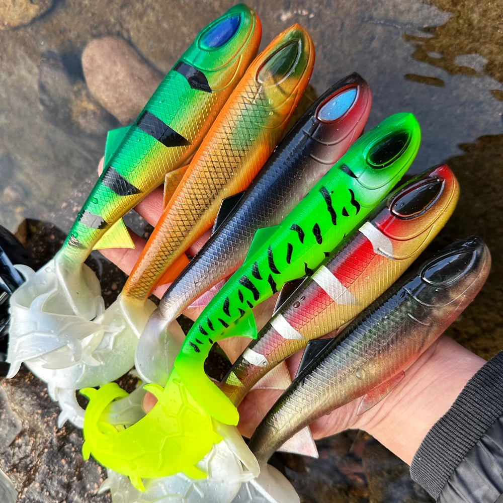 Señuelo 3D con ojo – Pez y cola paleta para barracuda y trucha - imagen 4