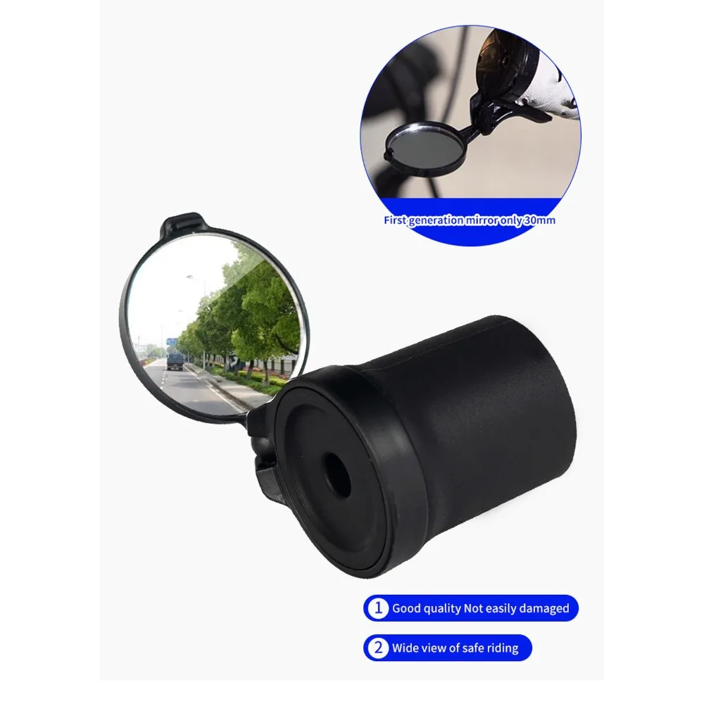 Espejo retrovisor ligero y portátil para bicicleta