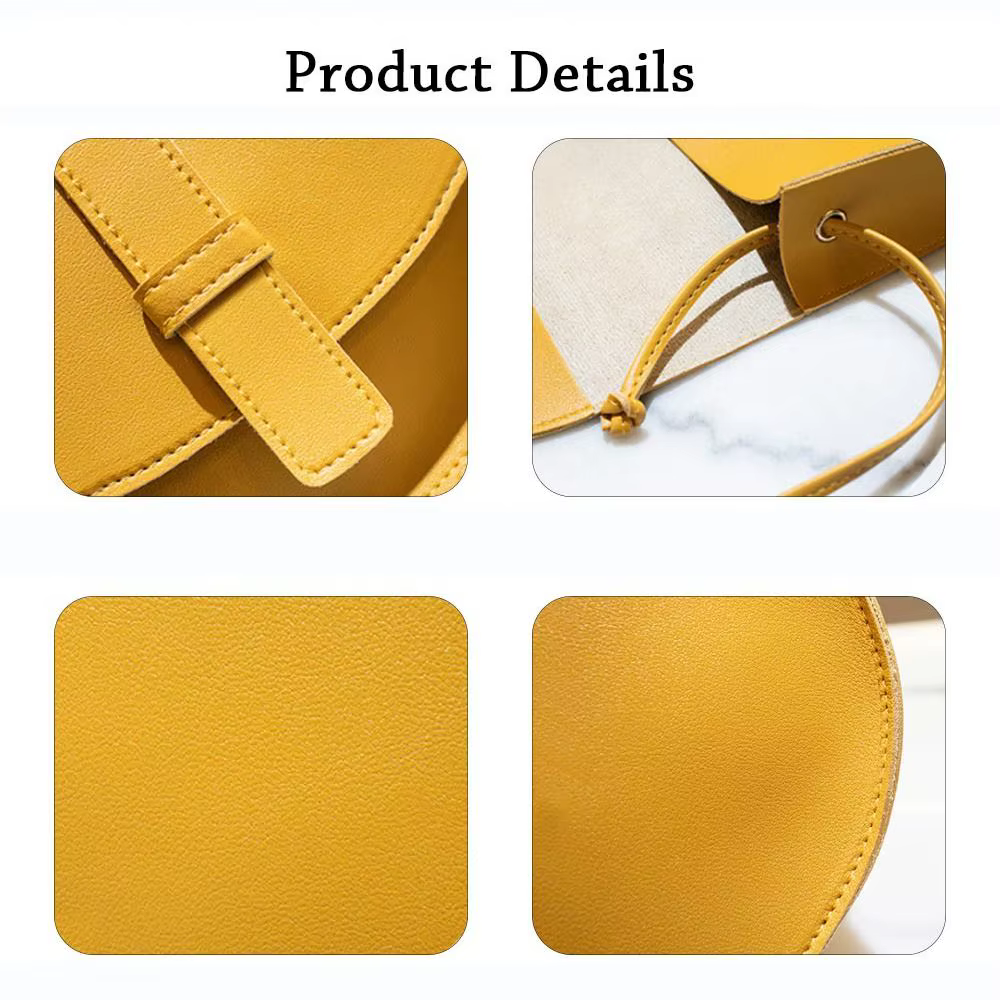Bolso bandolera pequeño de cuero sintético para mujer, cruzado - imagen 2