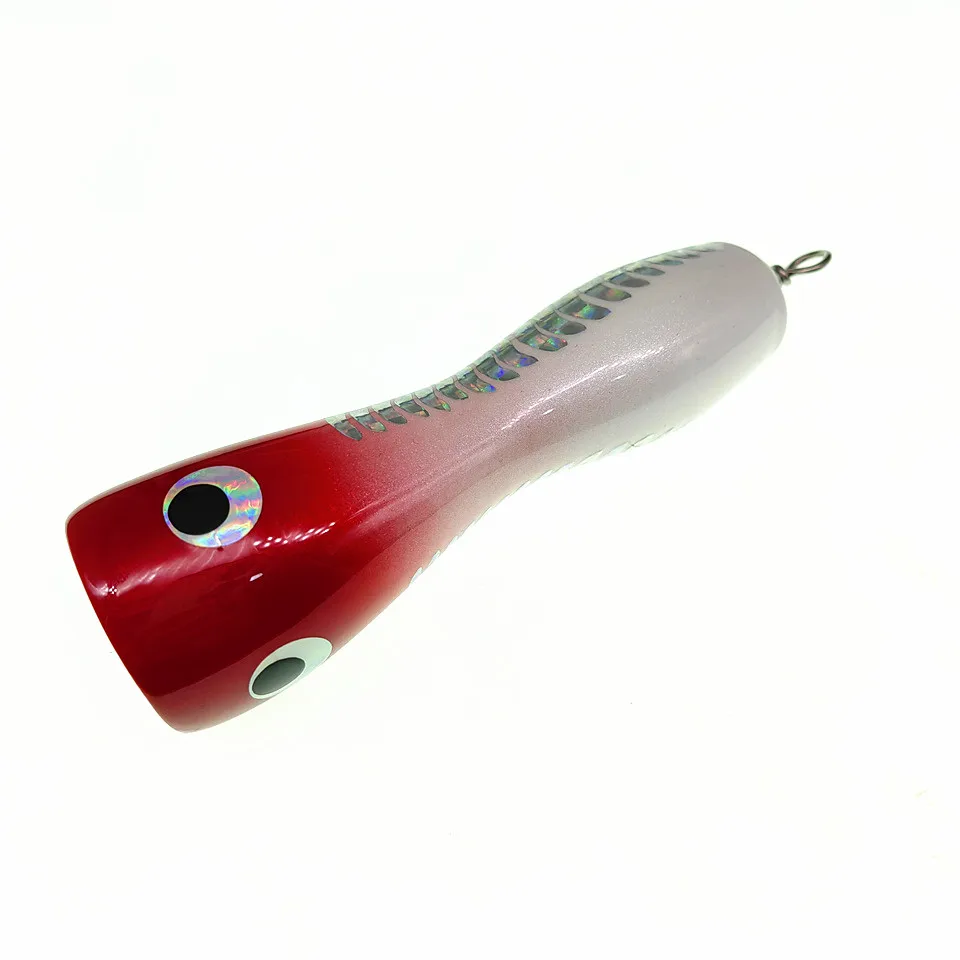 Popper de madera GT para curricán – Señuelo artesanal pesca profunda - imagen 5