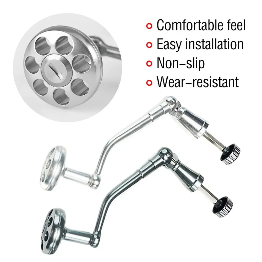Manivela para carretes giratorios universales de aleación aluminio - imagen 3