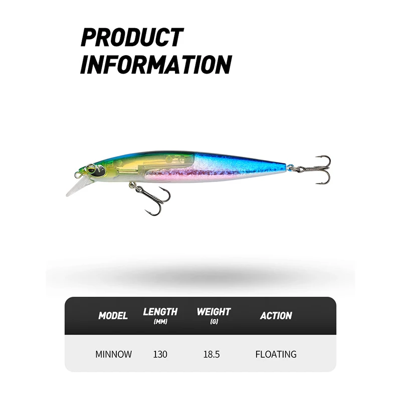 Jerkbait Flash Boot 130mm – Señuelo Flotante para Lubina