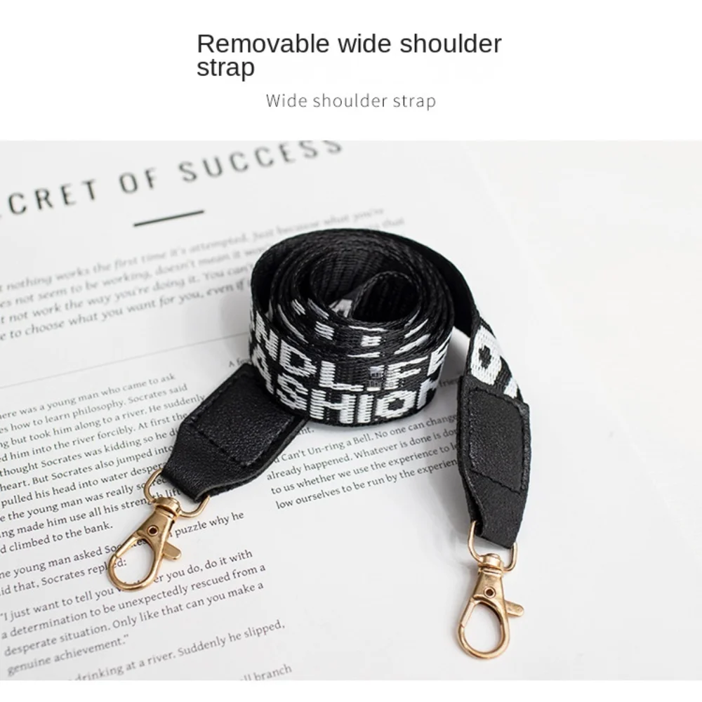 Bolso bandolera de cuero PU con bordado Lingge y correa impresa - imagen 3