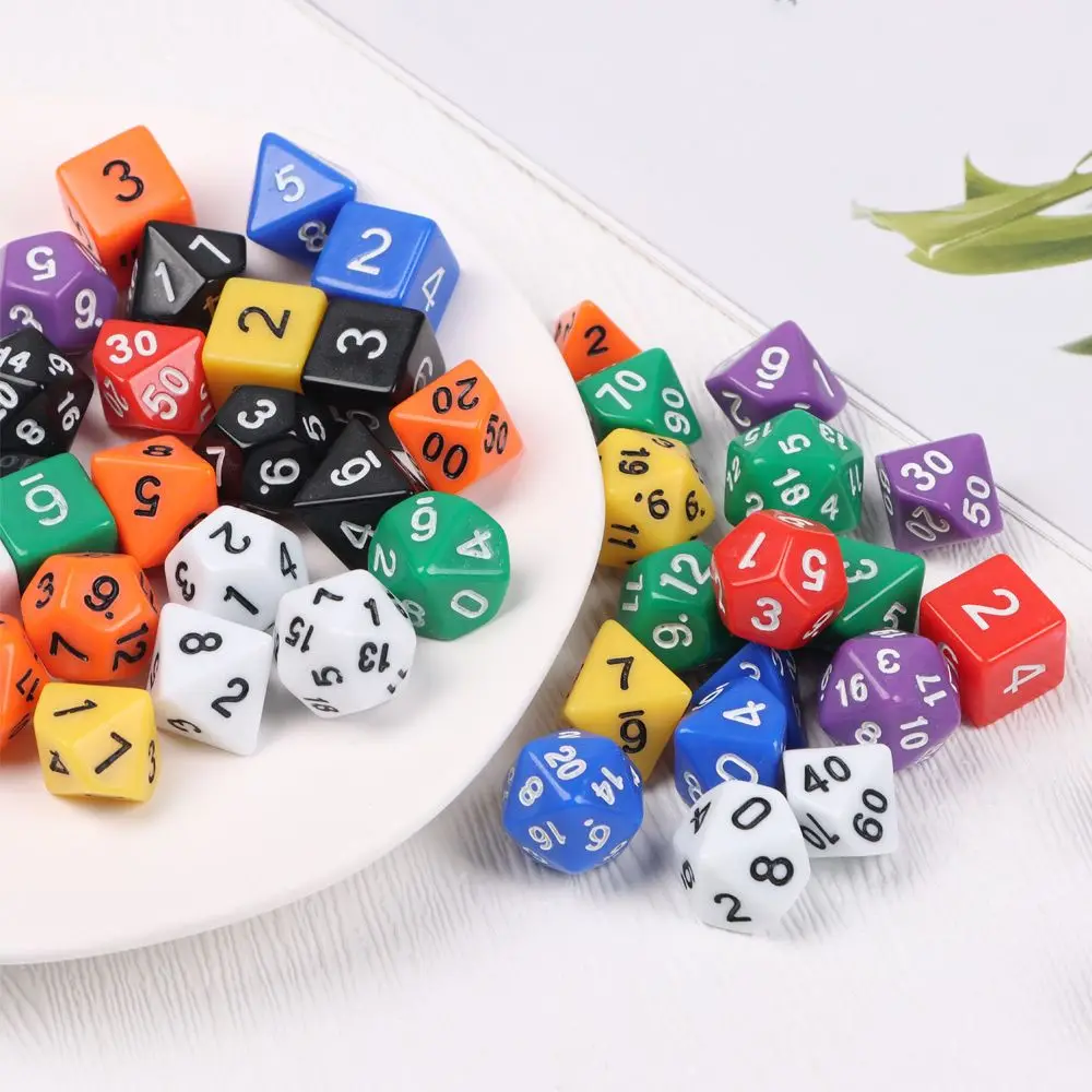 Dados D10 (doble) y D20