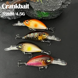 Crankbait duro sumergible para pesca de lucio, trucha y lubina